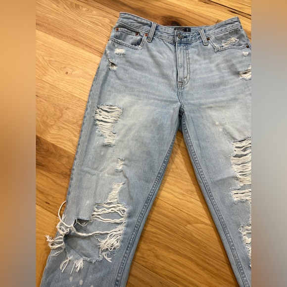 Abercrombie & Fitch Annie High Rose Girlfriend Jeans - Size 28 - Picture 2 of 6